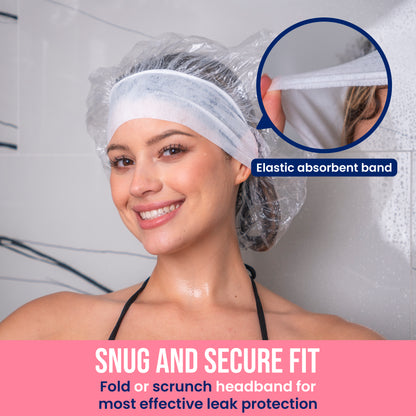 Leak Proof Processing/Shower Caps 10 Pack