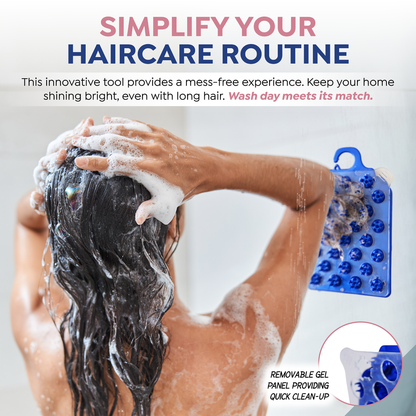 shower wall hair catcher