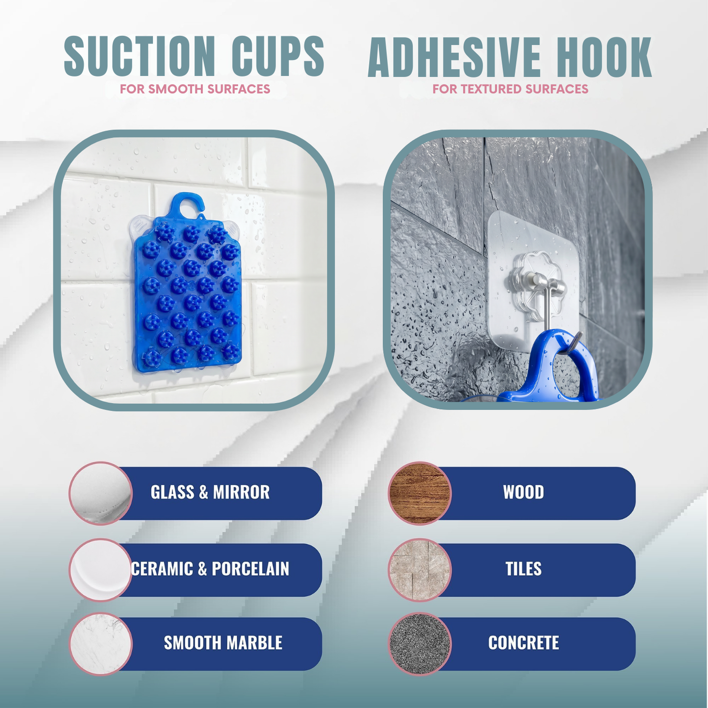 Strahand Genie Shower Hair Catcher for Curly & Wavy Hair